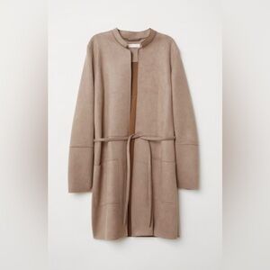 H&M women’s faux suede coat